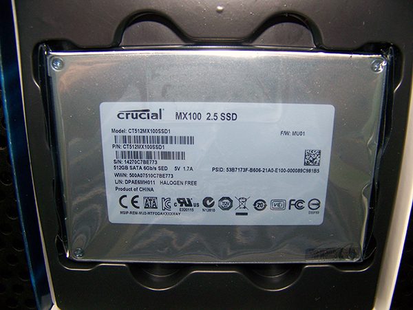 Dysk Crucial MX100 512 GB w opakowaniu 4. Dysk SSD Crucial MX100